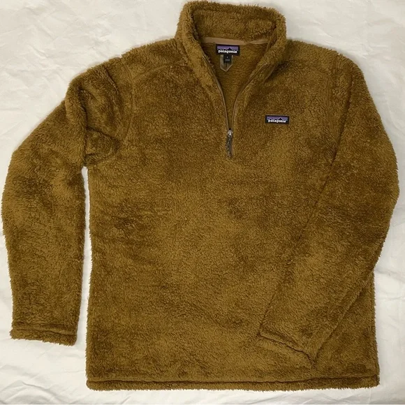 Patagonia Men's Los Gatos Coriander Brown Fleece Sweater - Picture 7 of 10